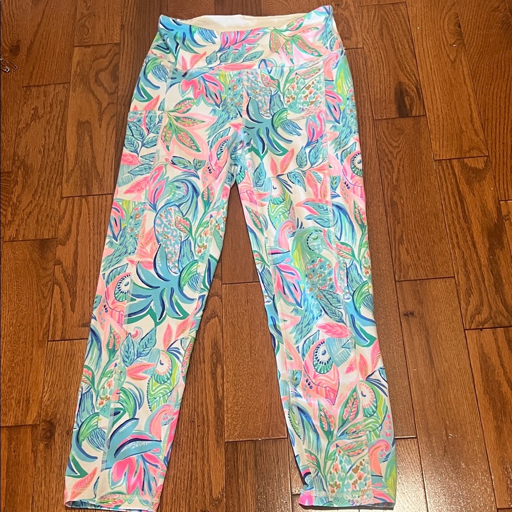 Lilly Pulitzer Multicolor Leaf Print Leggings